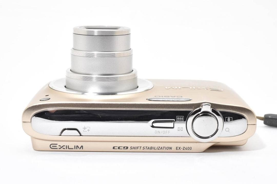 美品 カシオ　CASIO EXILIM EX-Z400 ゴールド ＃A304