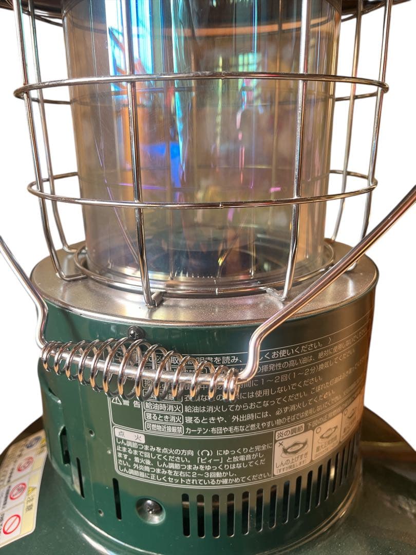 トヨトミ レインボーストーブ RL-250 2019年製 石油ストーブ グリーン