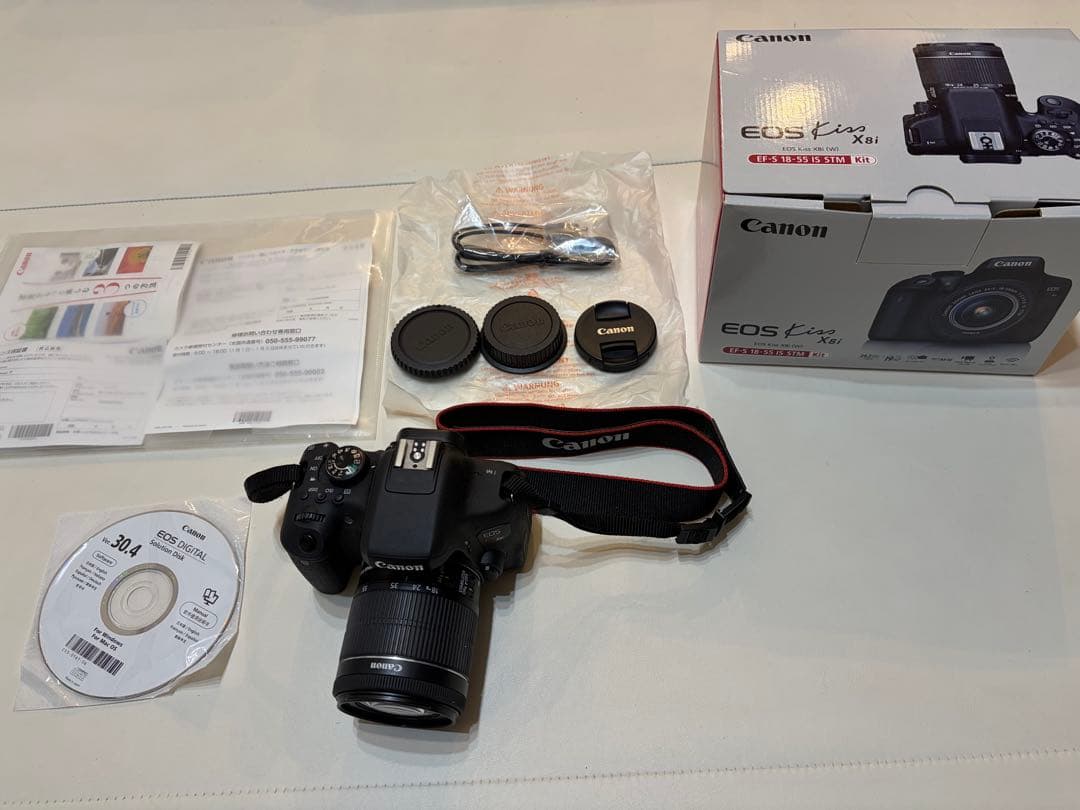 【美品】Canon EOS Kiss X8i デジタル一眼レフ レンズキット