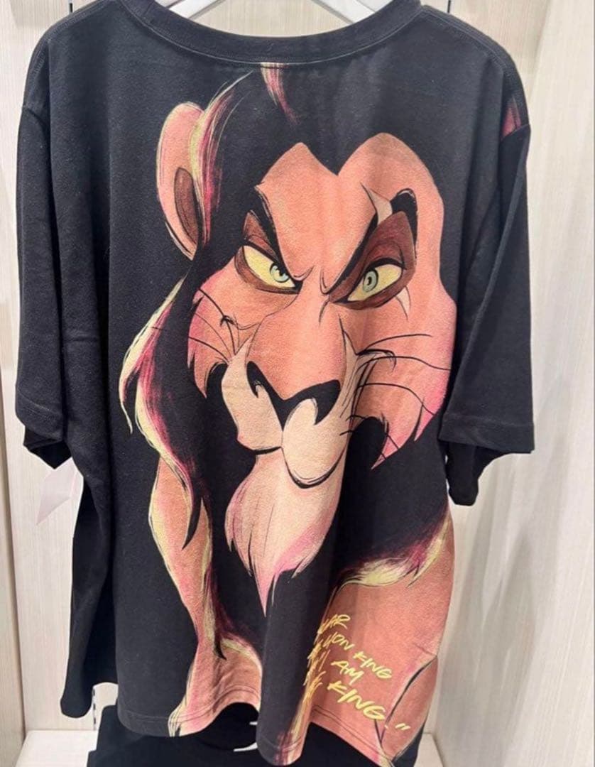スカー 半袖Tシャツ ブラック SCAR ライオンキング
