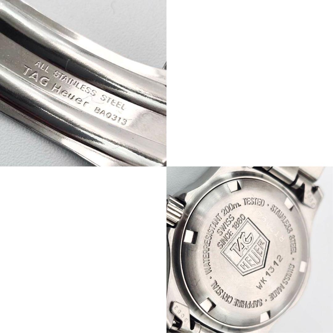 美品✨　タグホイヤー　時計　グレー文字盤　プロフェッショナル　シルバー　クォーツ