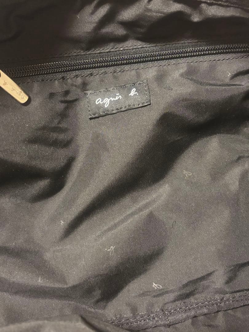 agnes.b2wayボストンバッグ ブラック