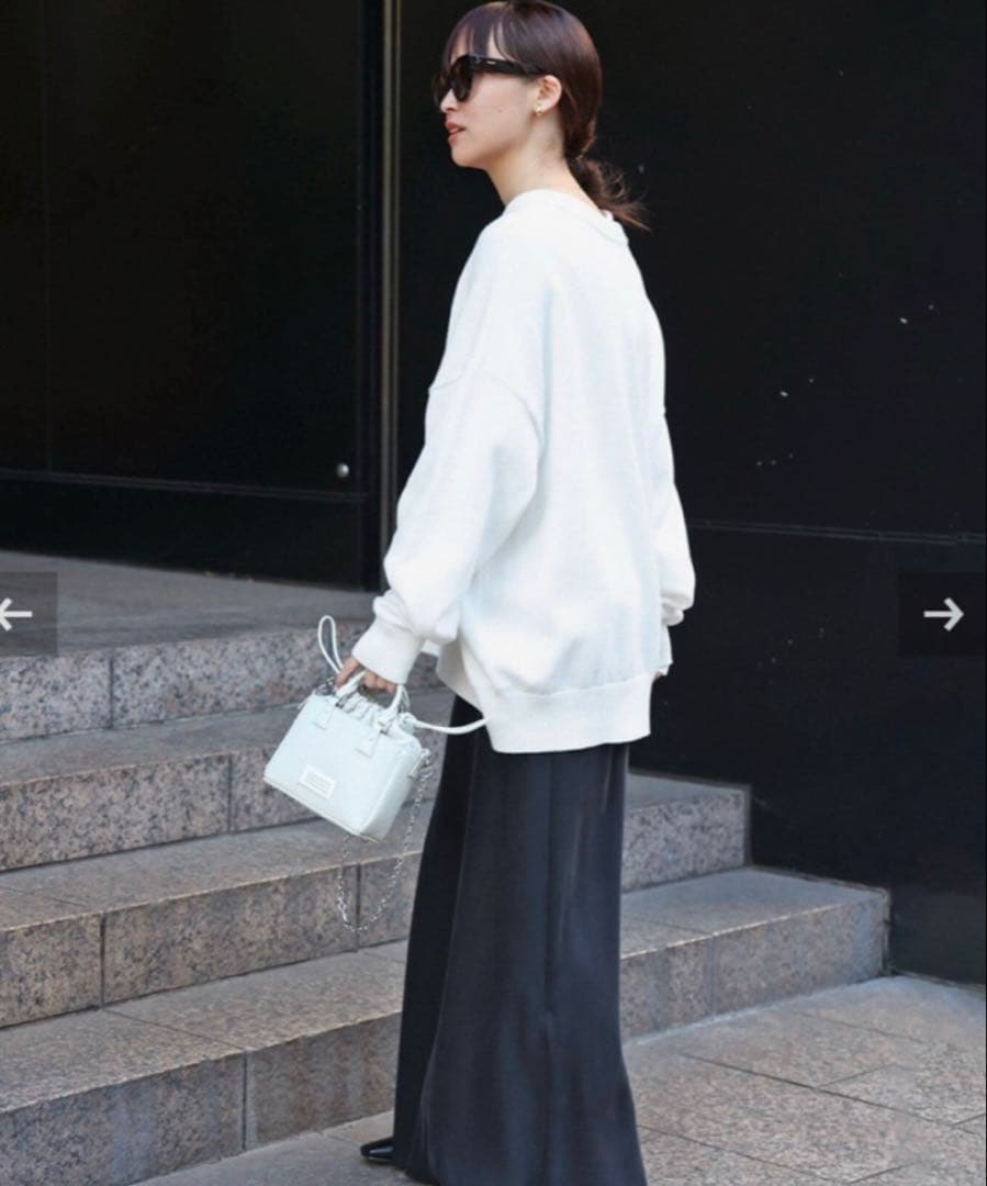 Deuxieme Classe ベーシックニット 未使用 ホワイト