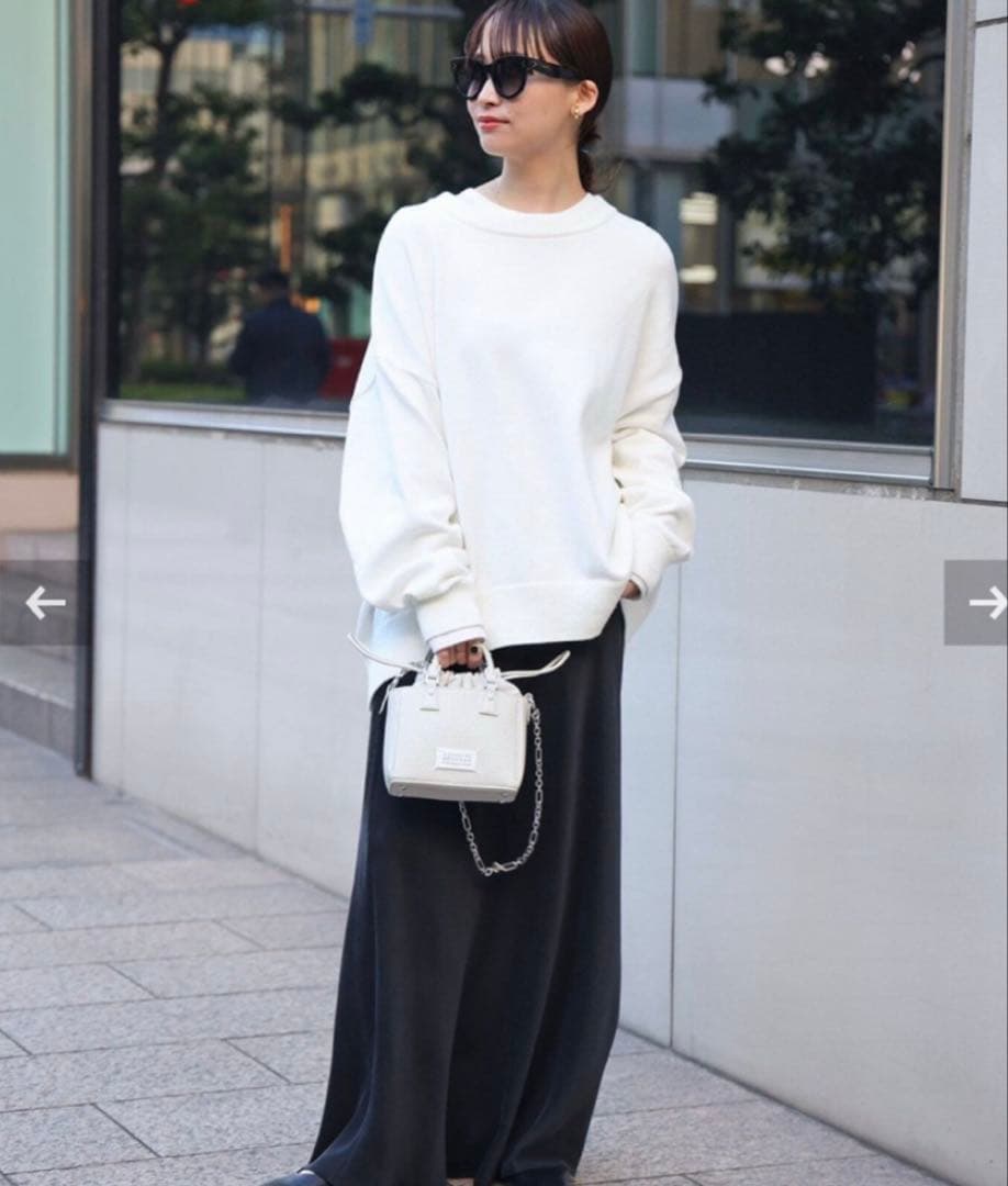 Deuxieme Classe ベーシックニット 未使用 ホワイト