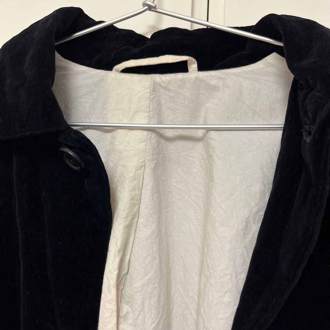 CASEY CASEY BIG BLOBBY COAT velvet ケーシー