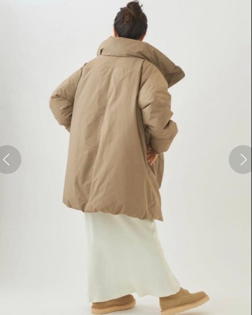 Plage【HAKUU/ハクウ】別注 LIGHT/W ダウンコート ベージュ