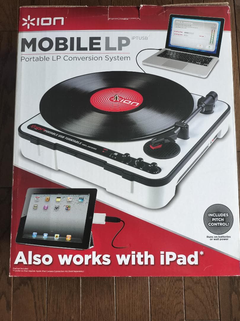 ION MOBILE LP ポータブルレコードプレーヤー