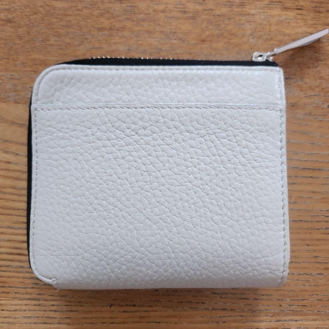 ATAO パンダ ホワイトレザー折り財布