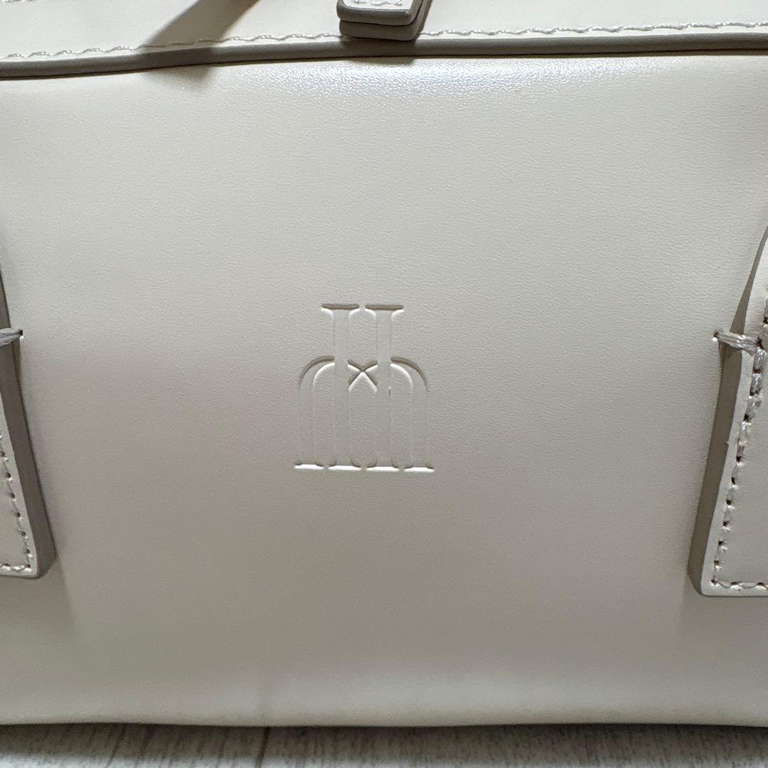 バッグ herlipto Trois Logo Mini Boston Bag