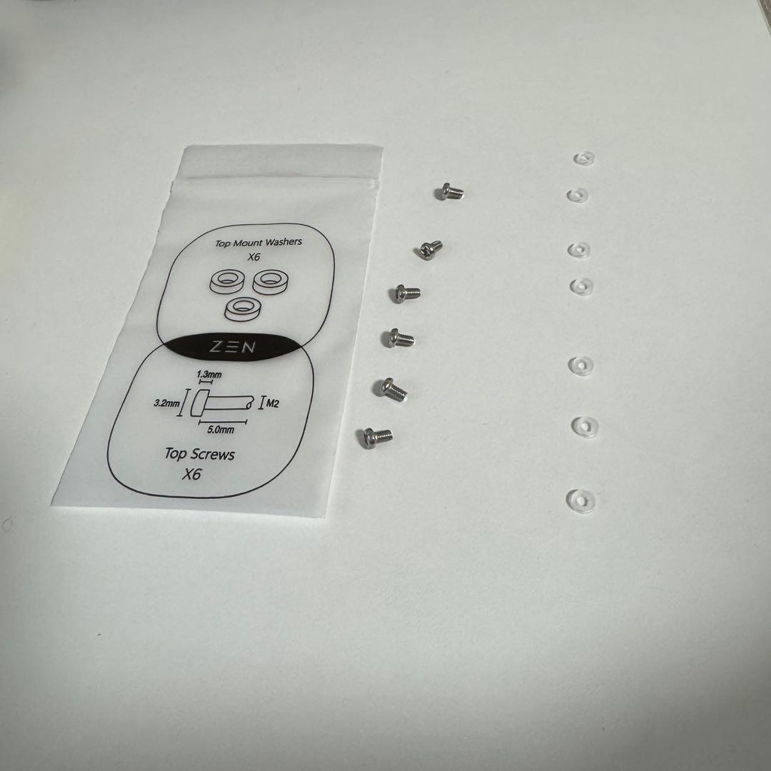 キーボード WOBKEY ZEN65 Ultra White-Gold