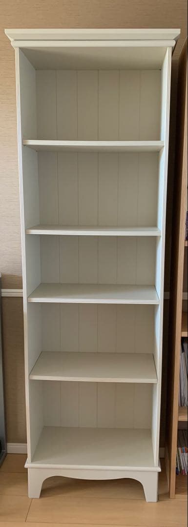 送料込み　IKEA イケア　LOMMARP ロマルプ 本棚 4段 アイボリー