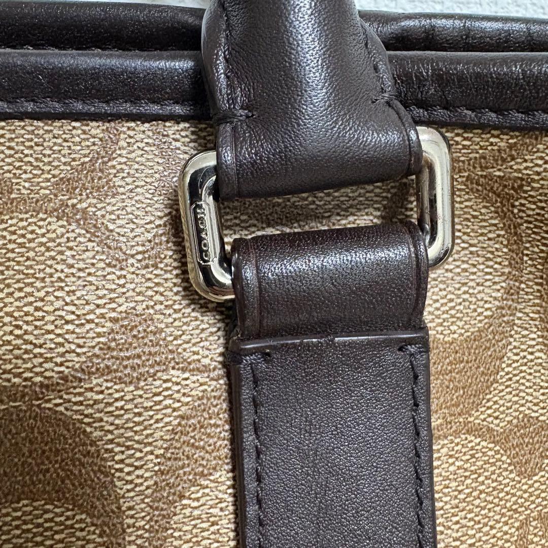 【良品】COACH コーチ ビジネスバッグ トートバッグ F71103