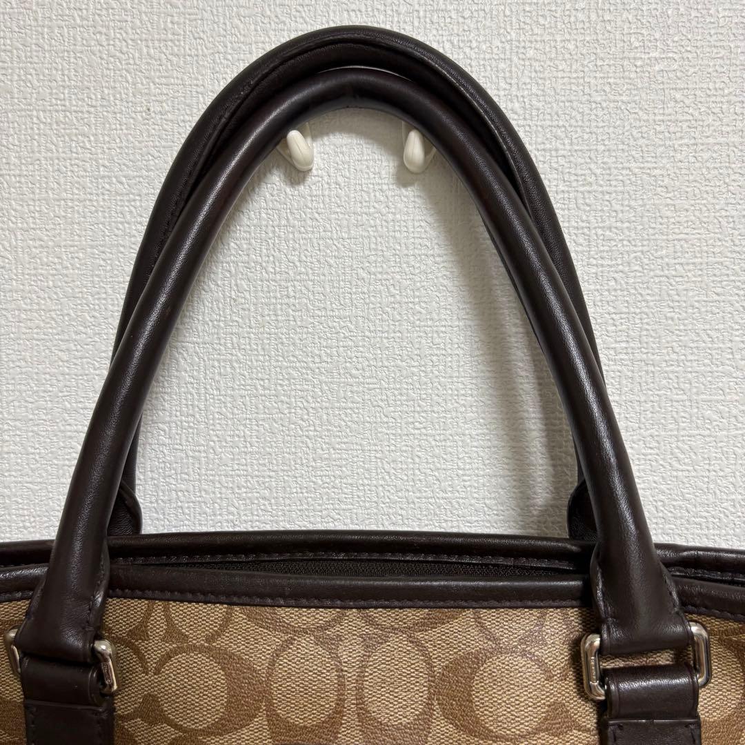 【良品】COACH コーチ ビジネスバッグ トートバッグ F71103