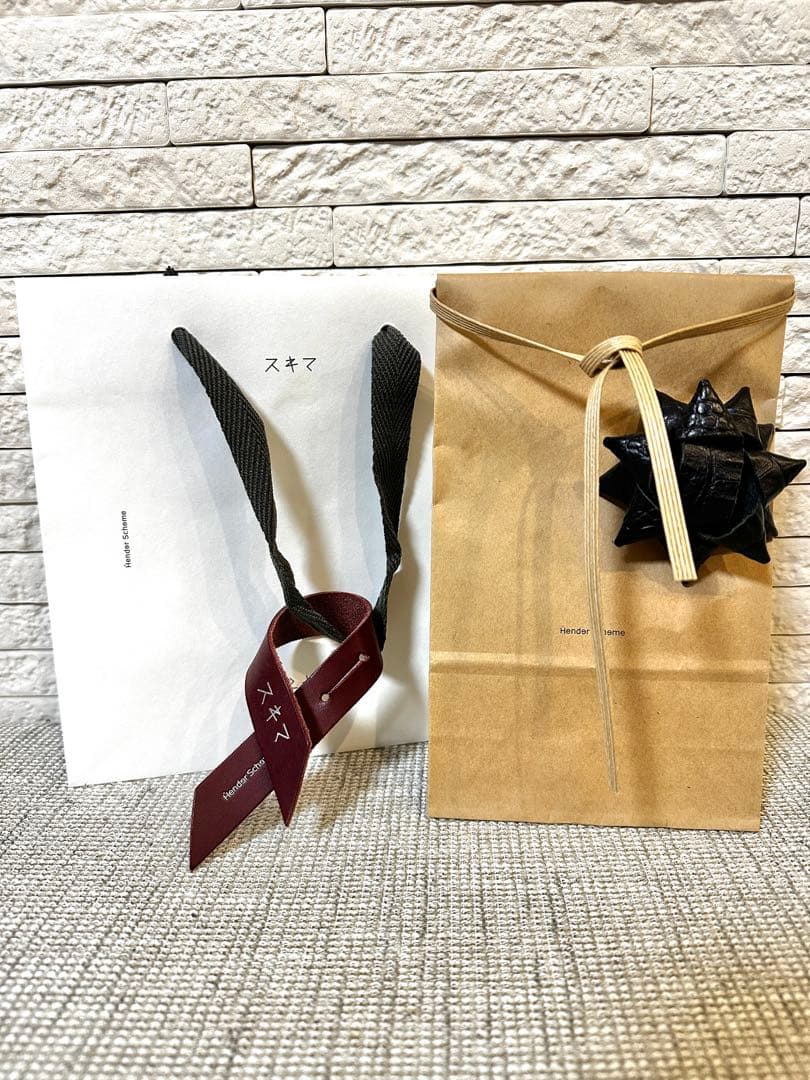 Handar Schemes エンダースキーマ ブラックレザー　 ケース