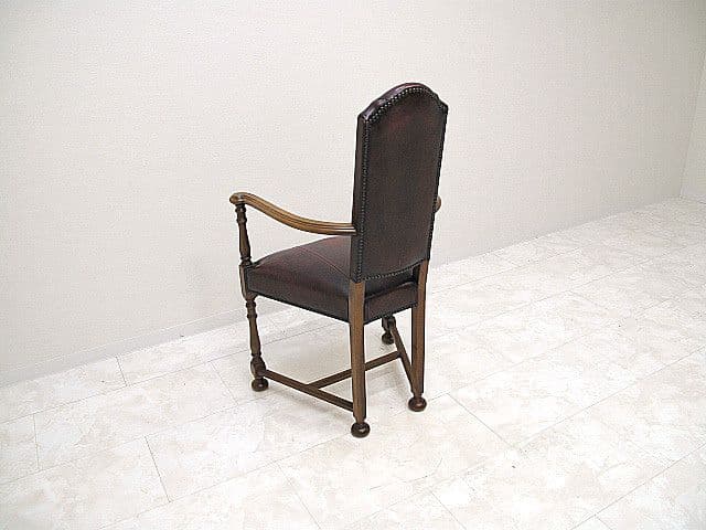 展示品 バロッサバレンティ カクトワール　本革張りアームチェア 　約21万
