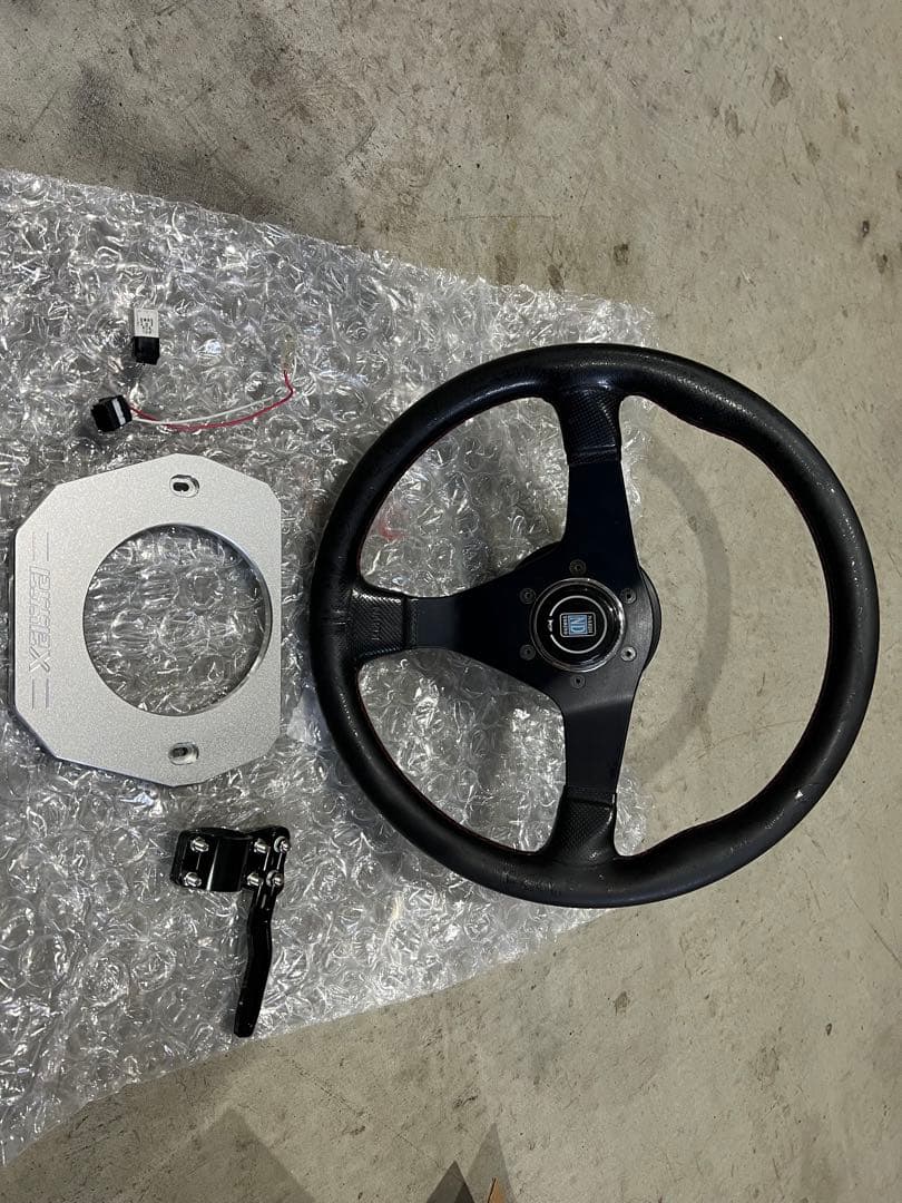 NARDI ステアリングホイール ブラック 3スポーク