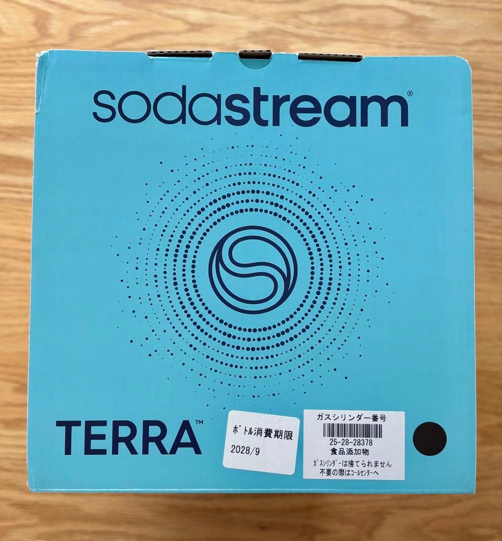 【新品未使用】sodastream TERRA 炭酸水メーカー　ソーダストリーム