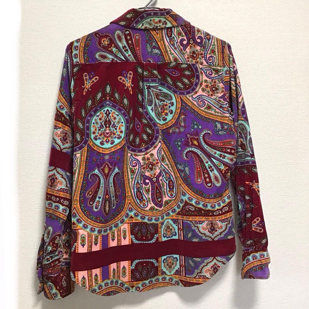 K*M様 COMME des GARÇONS ペイズリー柄 長袖シャツ　M