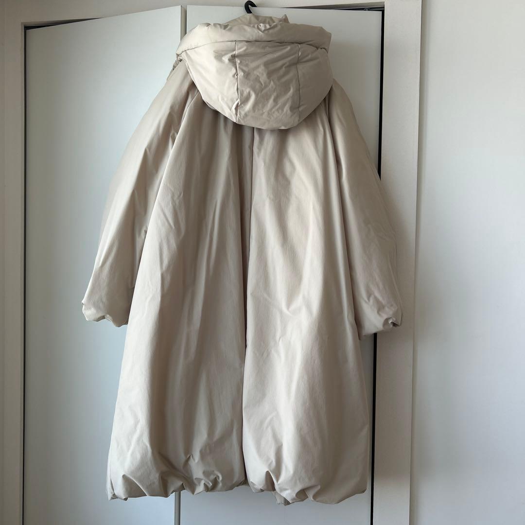 【未使用品】CLANE クラネ バルーンフーディロングコート