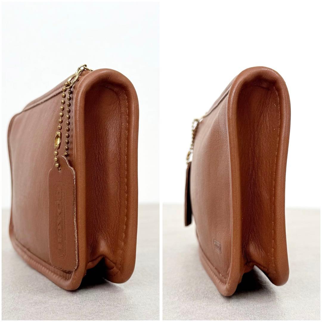 希少 オールドコーチ OLDCOACH ポーチ CHUNKY CASE ブラウン