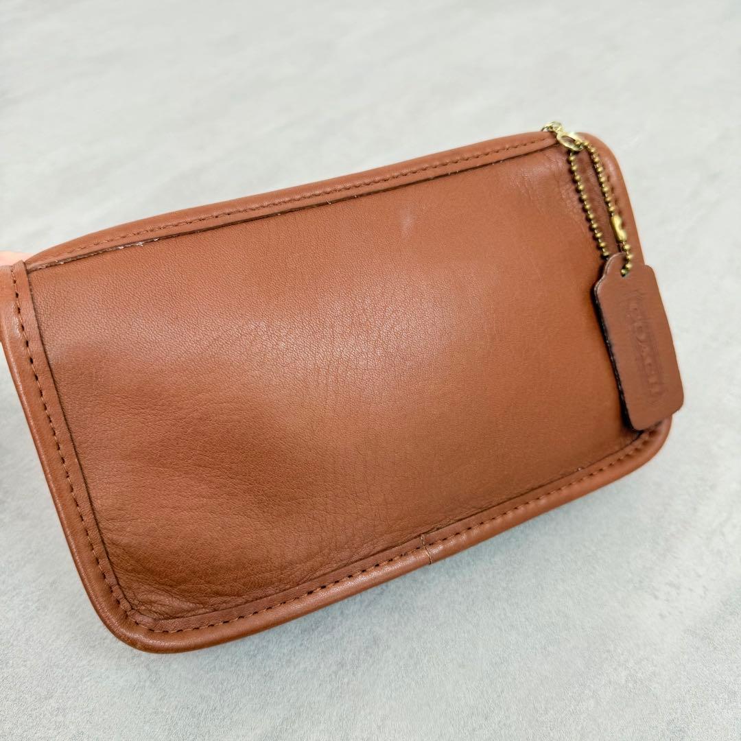 希少 オールドコーチ OLDCOACH ポーチ CHUNKY CASE ブラウン