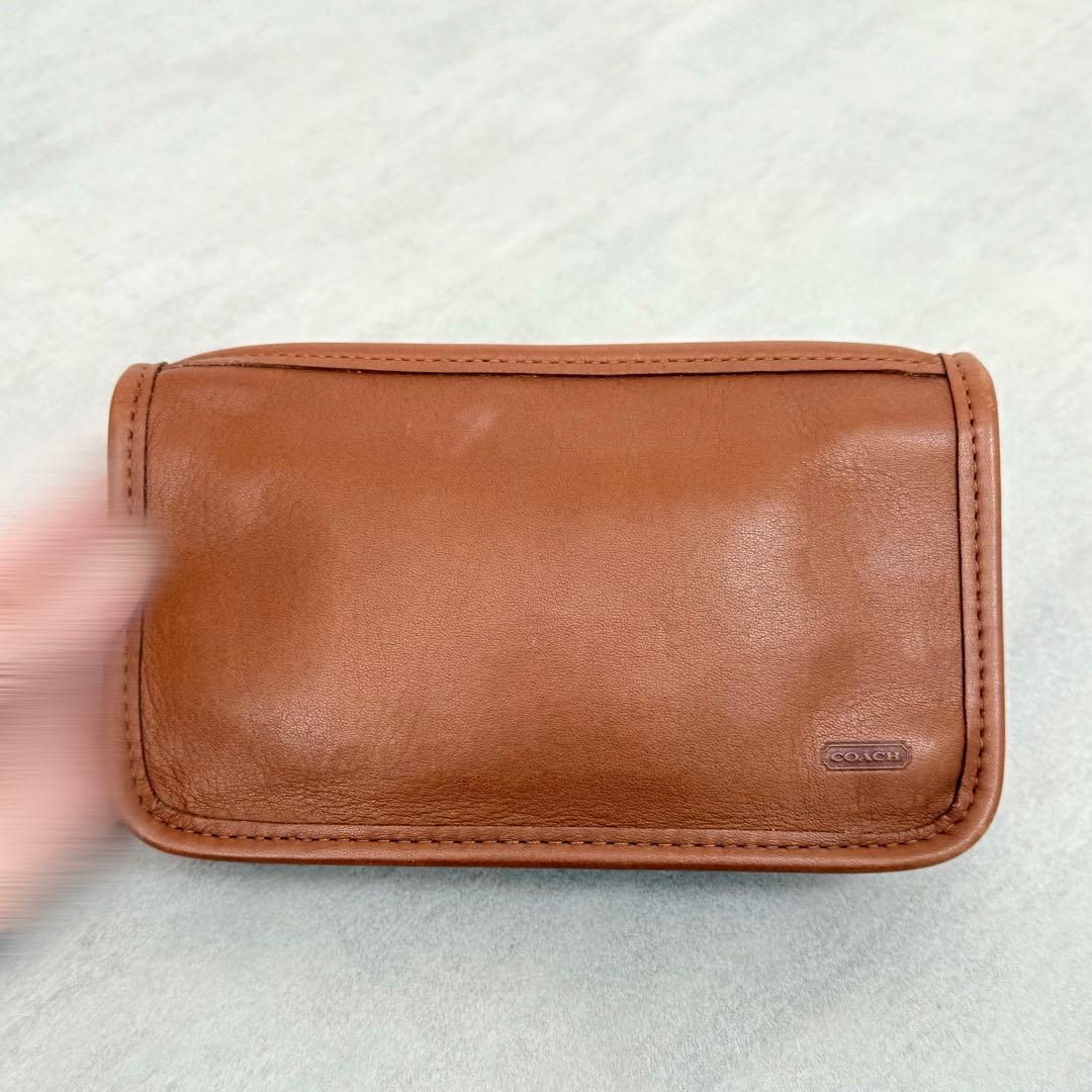 希少 オールドコーチ OLDCOACH ポーチ CHUNKY CASE ブラウン