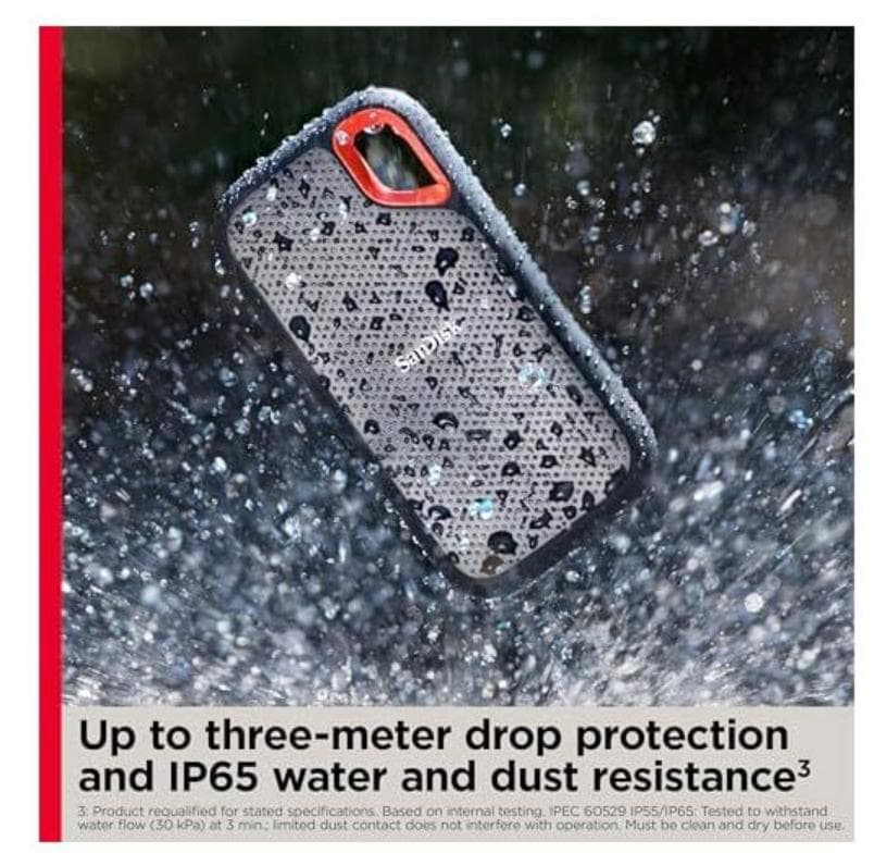 外付けハードディスク・ドライブ SANDISK EXTREME SSD V2 SDSSDE61-1T00G25