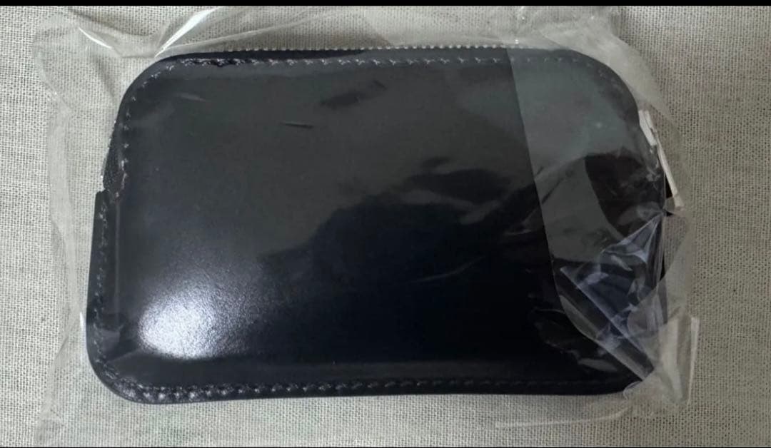 未使用　WILD SWANS MINAS BLACK シェルコードバン　黒