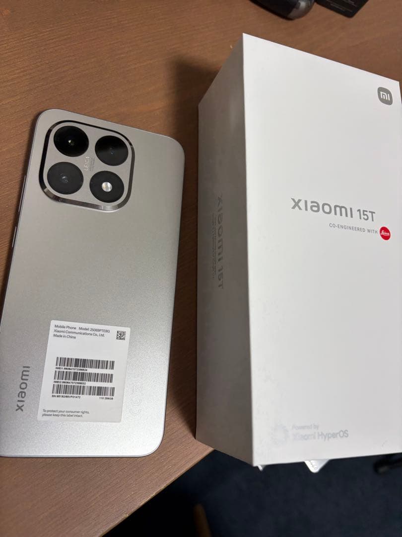 Xiaomi 15T グレー　256GB