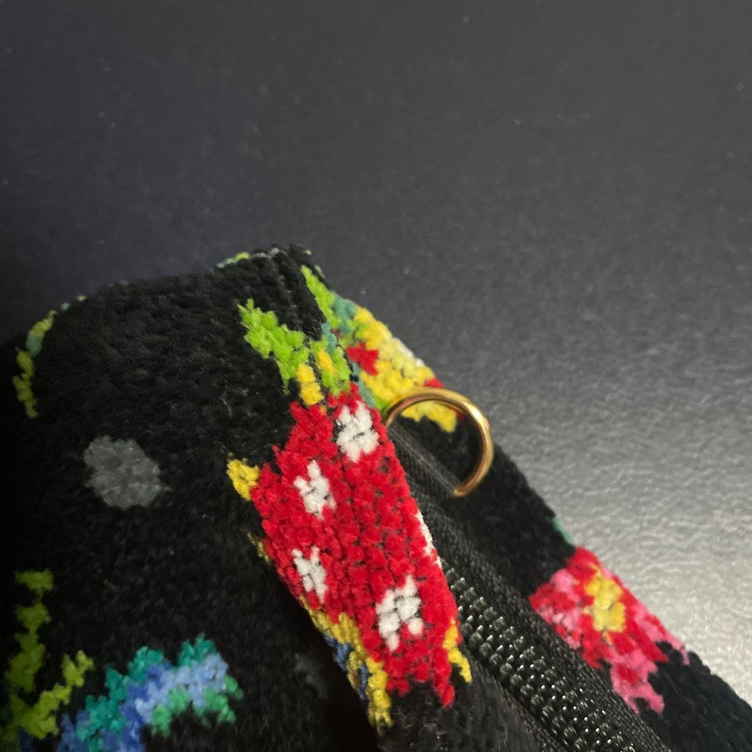 フェイラー　ハイジドット　ブラック　Dカン付きシェルポーチ　新品　店舗限定品