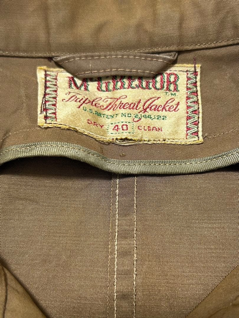 希少 50s McGREGOR マクレガー トリプルスレットジャケット