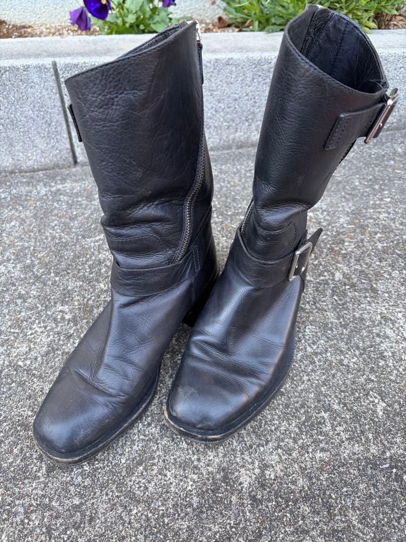 chanel ロングブーツ