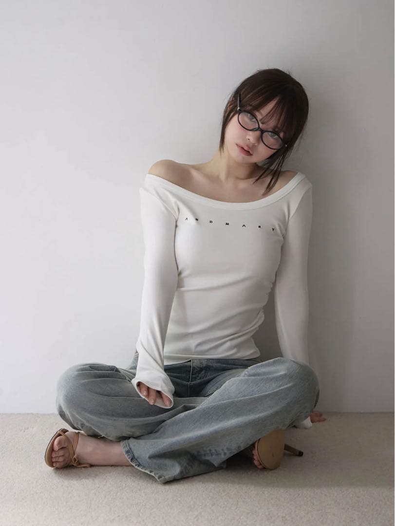 ☘️即日発送☘️ Mary logo cable knit set andmary