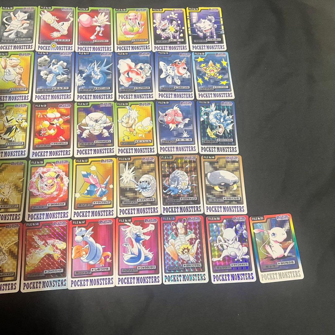 ⚫︎【まとめ売り】ポケモンカード 1997 カードダス フルコンプ 151枚