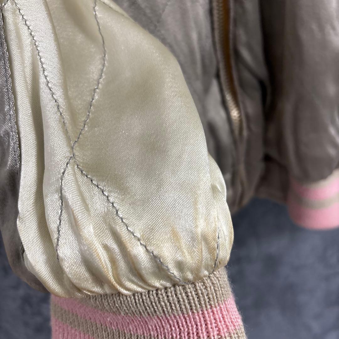 IOLANI イオラニ 金魚刺繍スカジャン リバーシブル M