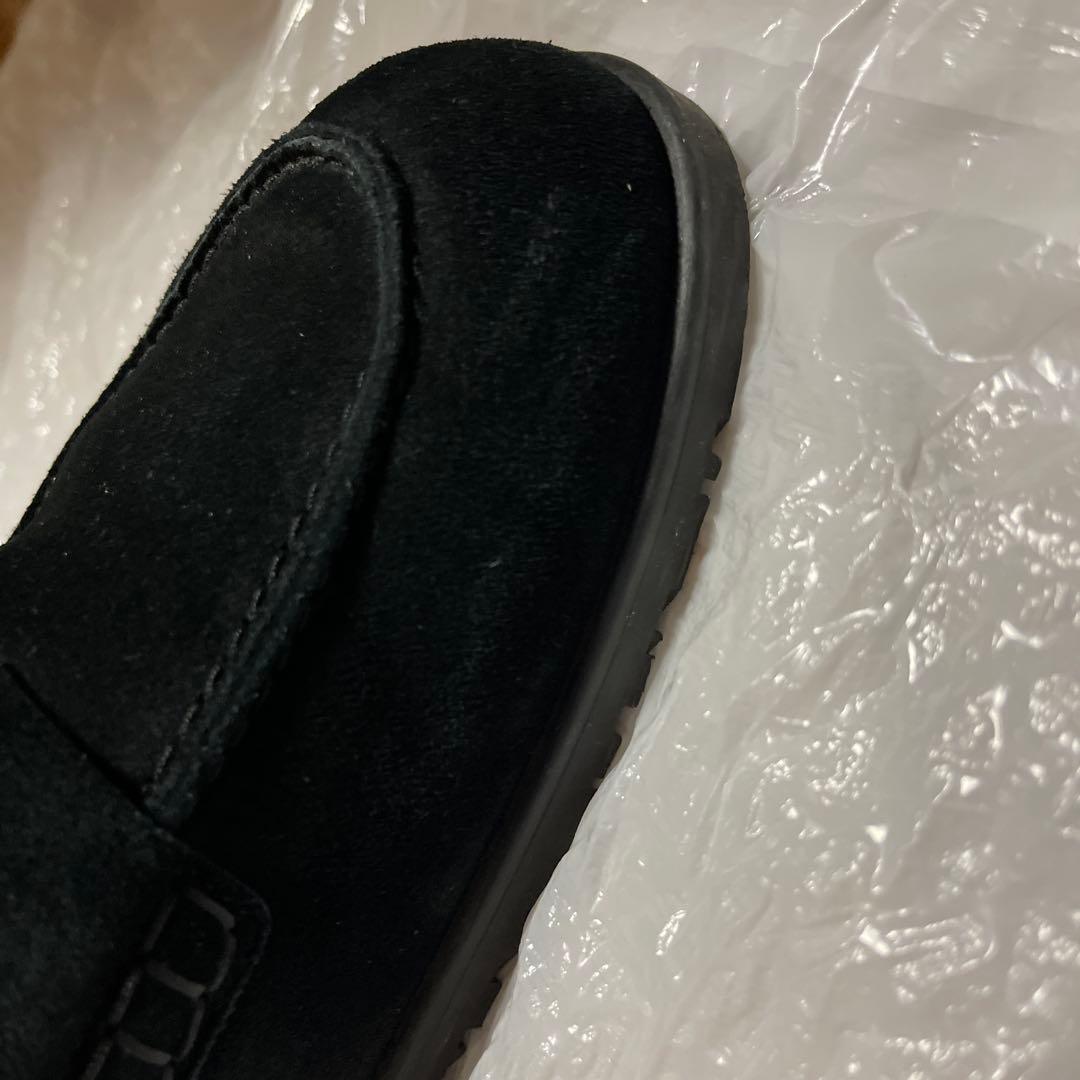 HERMES ☆美品☆ ブラック スエード ミュール スリッポン ゴー