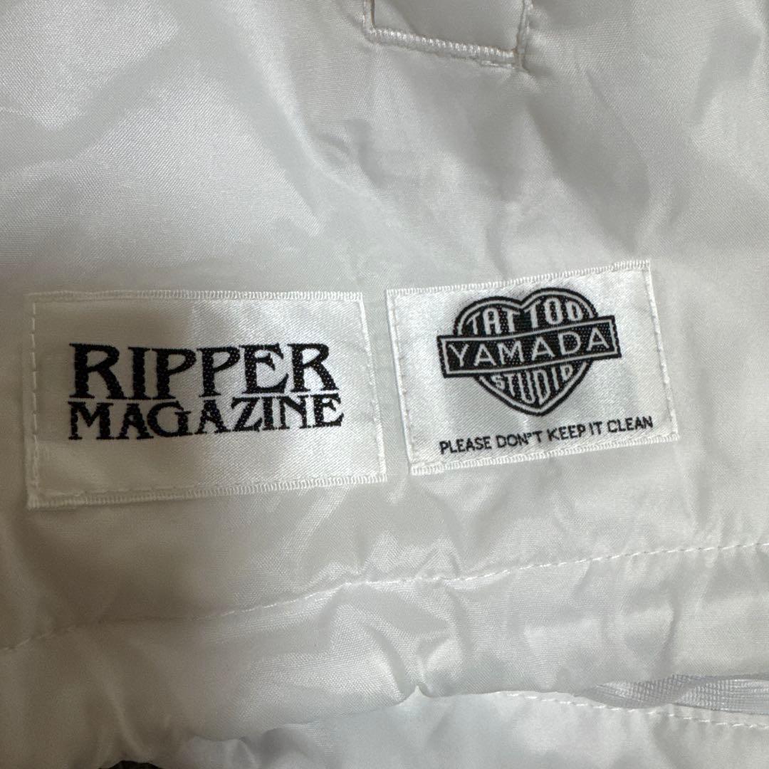 tatoo studio yamada COACH JACKET Sホワイト
