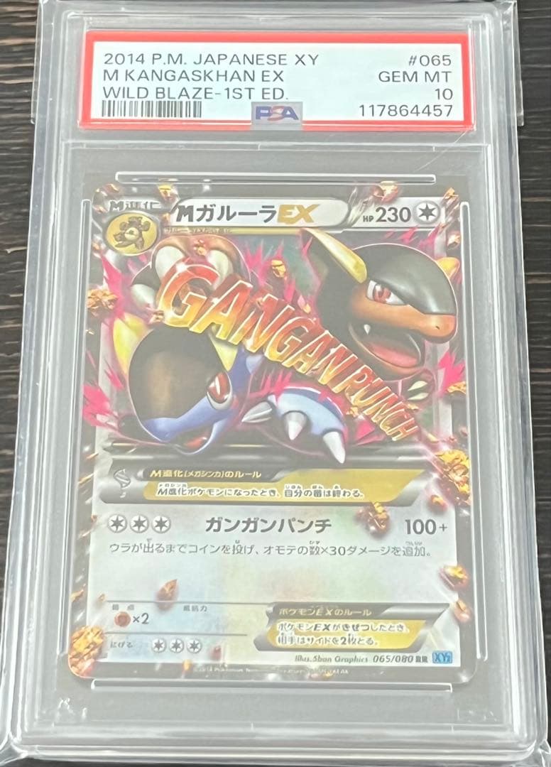 ポケモンカード PSA10 MガルーラEX RR 1ED ワイルドブレイズ
