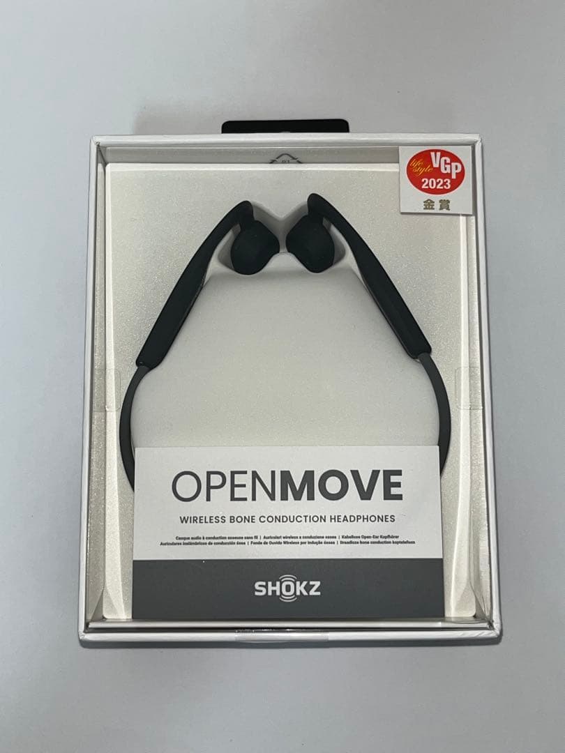 【美品】SHOKZOpenMove ワイヤレス骨伝導イヤホン Bluetooth