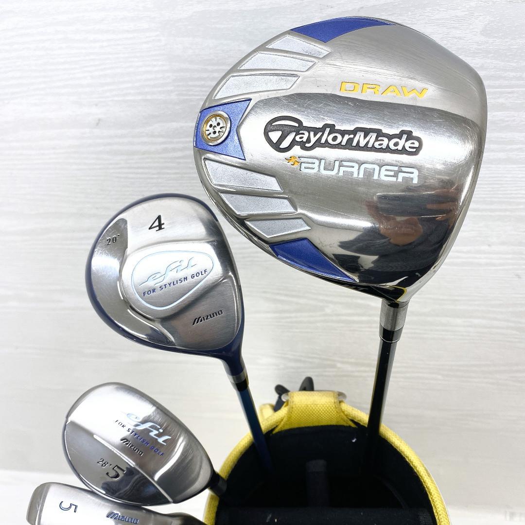 【バッグ無し】テーラーメイド ミズノ レディース ゴルフクラブ セット L