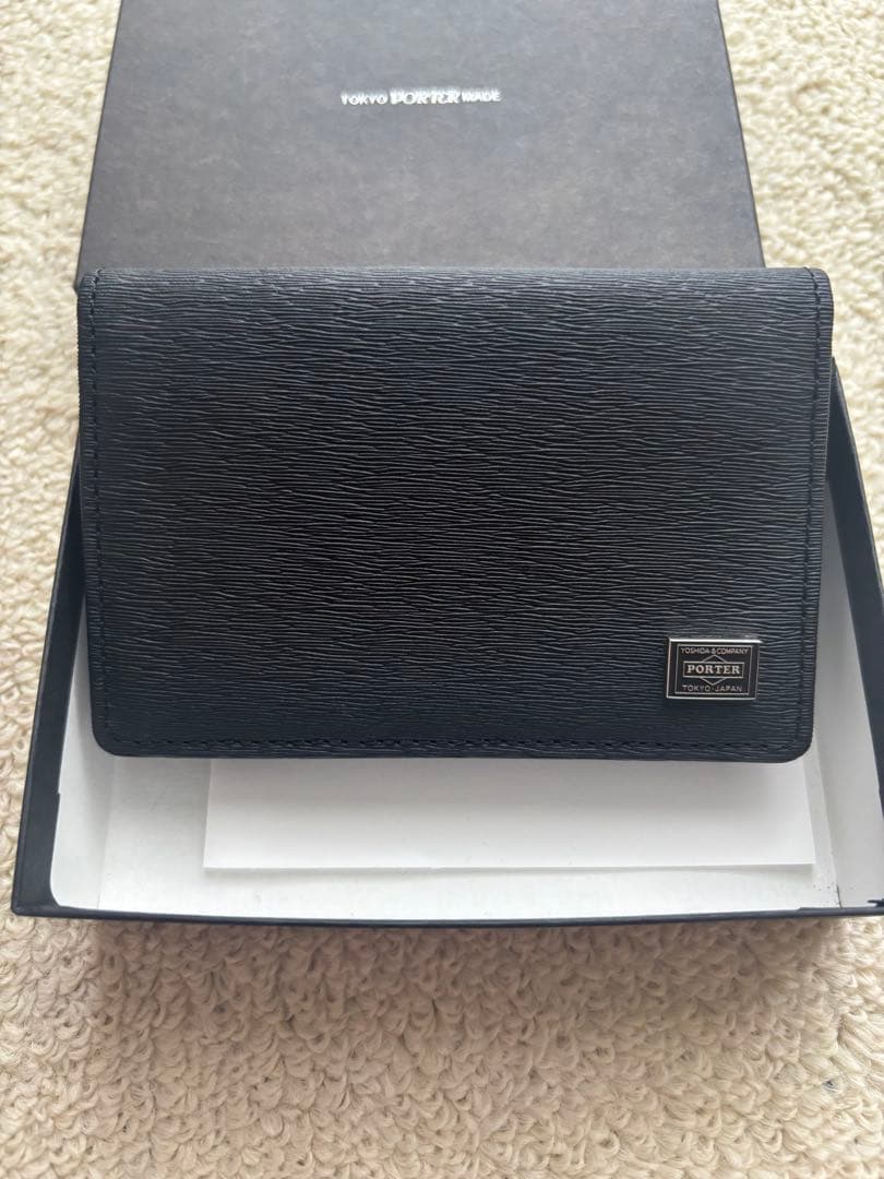 【新品未使用】PORTER ブラック 名刺入れ 日本製