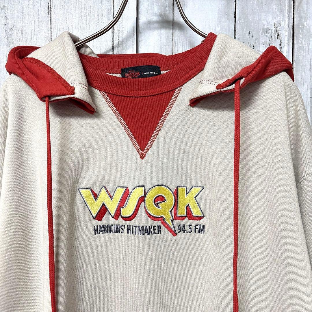 【新品未使用】ストレンジャーシングスniko and…コラボ パーカー Lサイズ