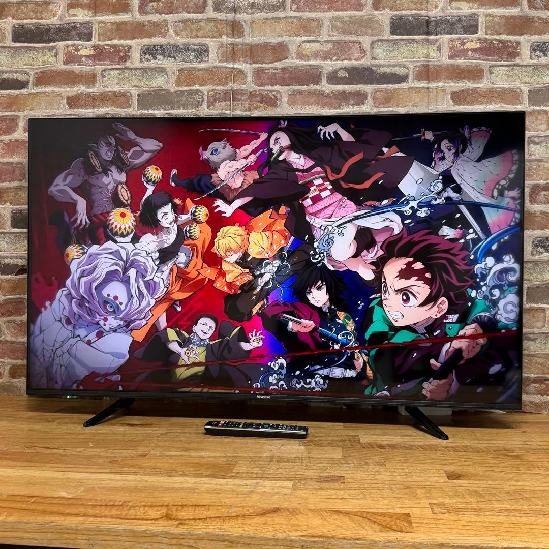 ハイセンス 50V型 液晶テレビ 4Kチューナー内蔵 50E6800 動画アプリ