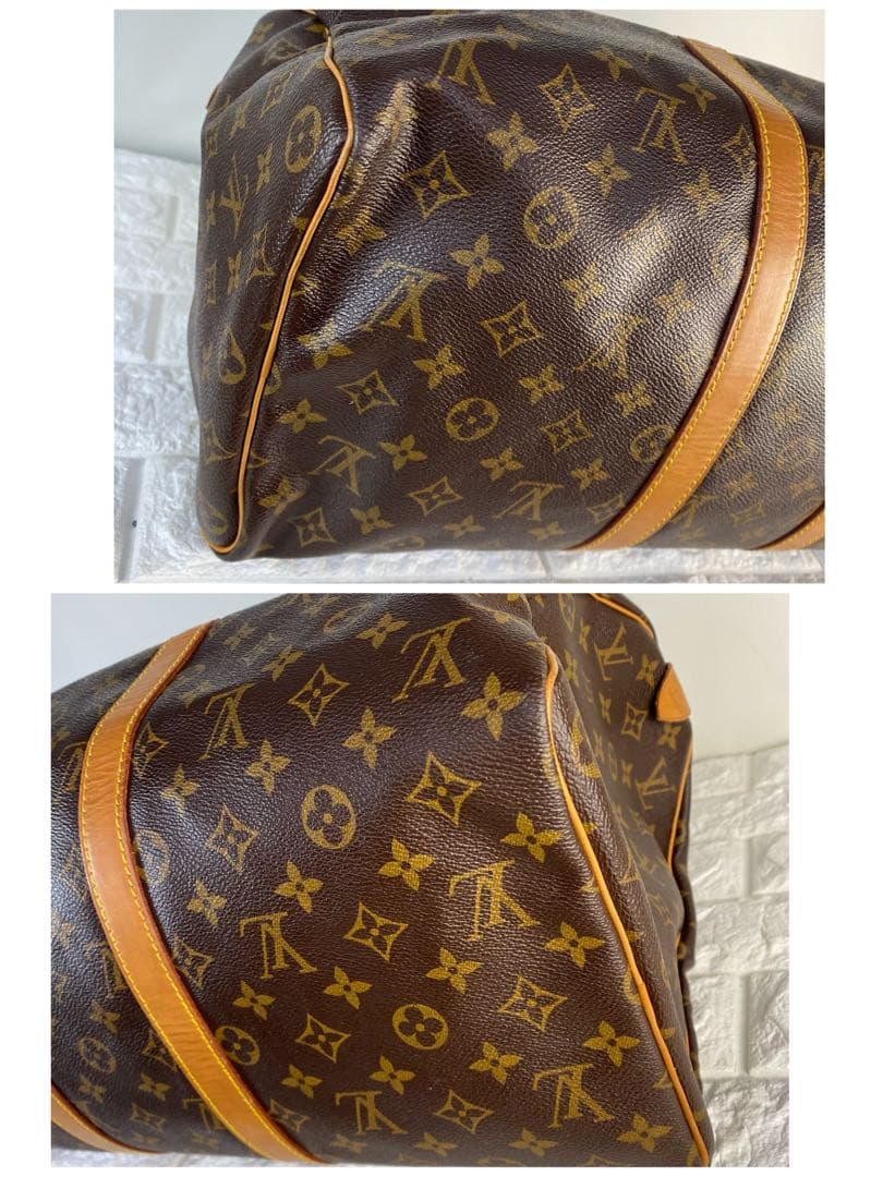 ルイヴィトン　ボストンバッグ　キーポル45 モノグラム　PVC ブラウン