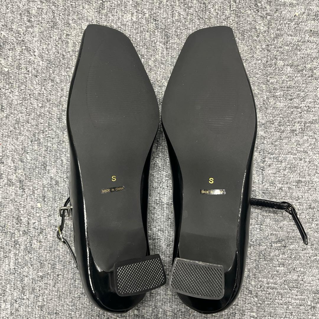 スクエアトゥ メリージェーン パンプス