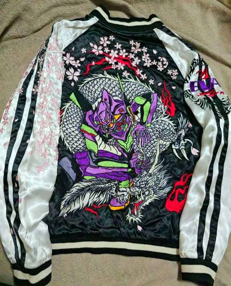 EVA orient 維結 日本 限定 スカジャン unisex 2面用