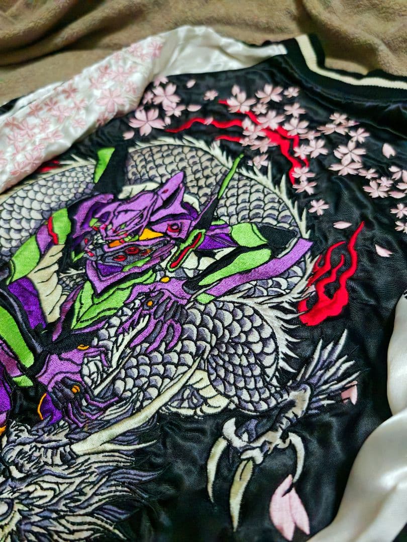 EVA orient 維結 日本 限定 スカジャン unisex 2面用