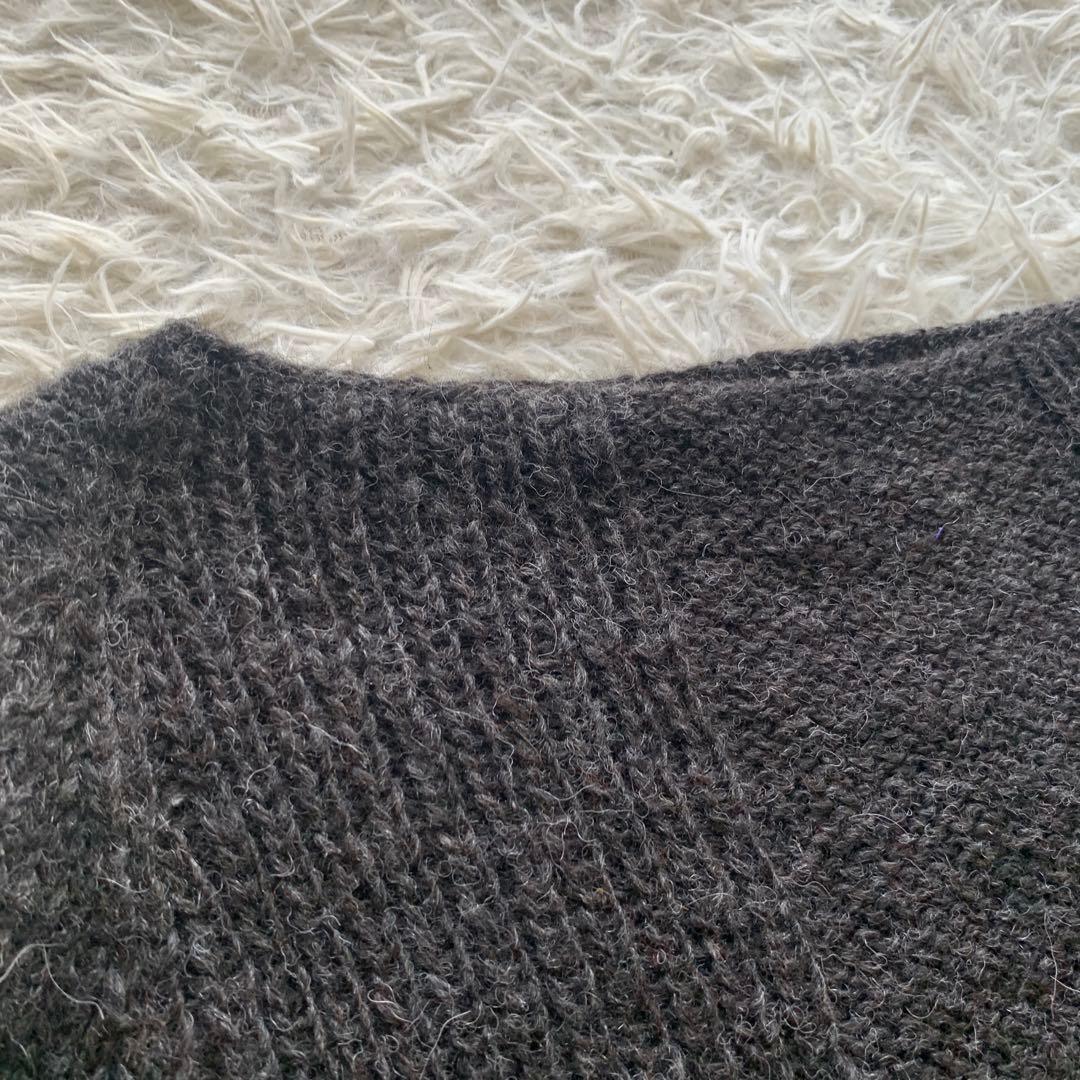 【新品未使用】グランピエ アルパカ セーター　ハンドニット　ペルー製