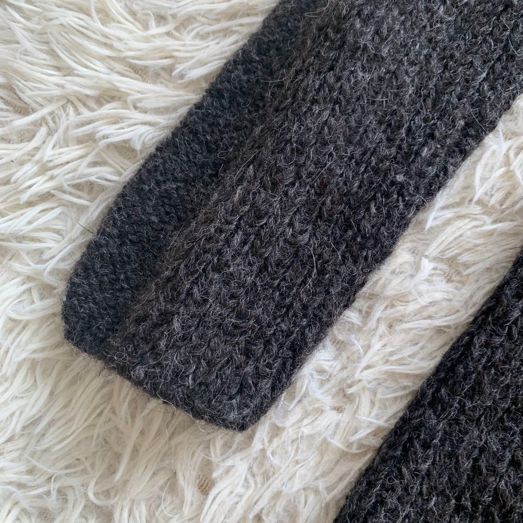 【新品未使用】グランピエ アルパカ セーター　ハンドニット　ペルー製