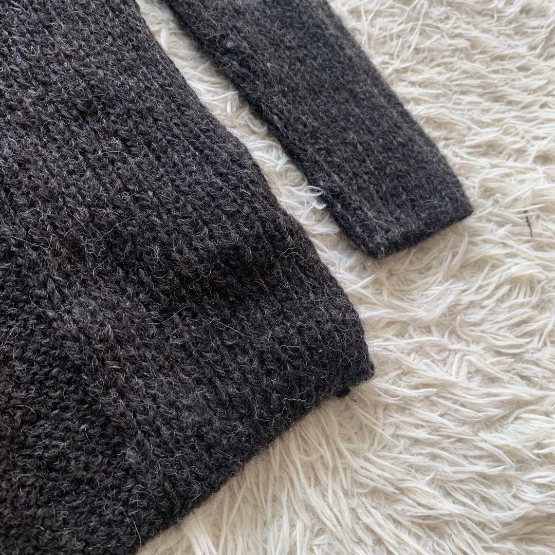 【新品未使用】グランピエ アルパカ セーター　ハンドニット　ペルー製